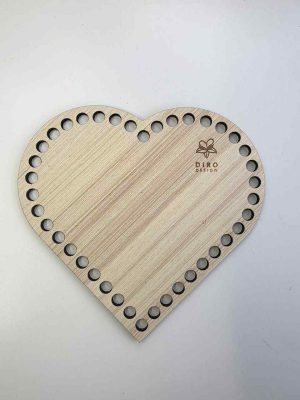 Trebunn hjerte 15x15cm