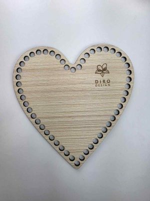 Trebunn  hjerte 14x13cm