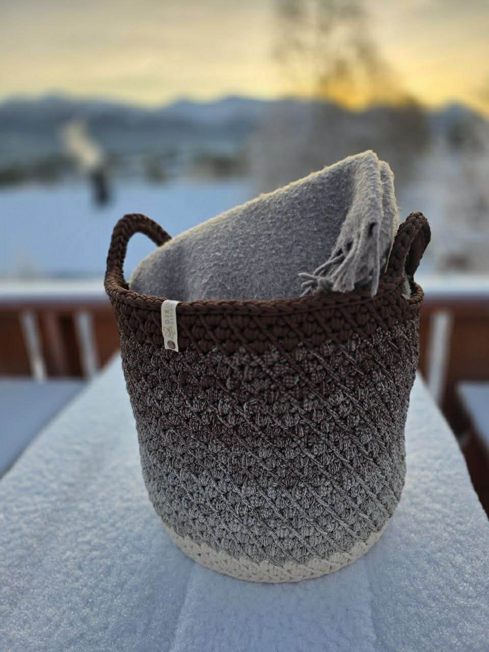 Kurv med trebunn mester kurs - video forklaring (oppskrift) - Bilde 4