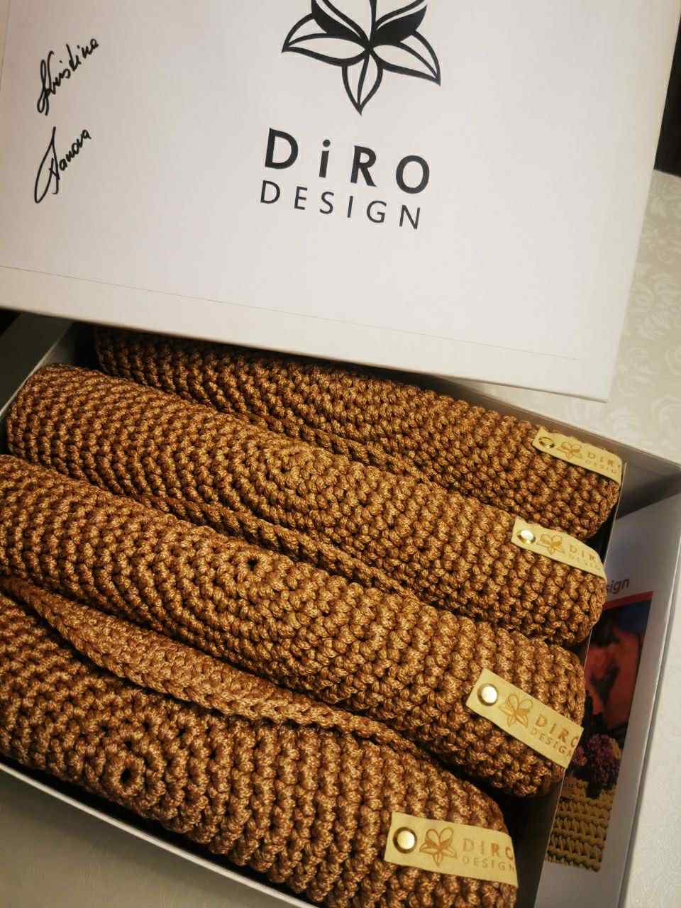 Oppskrift –video forklaring om hekling av rund bordbrikke. - Bilde 3