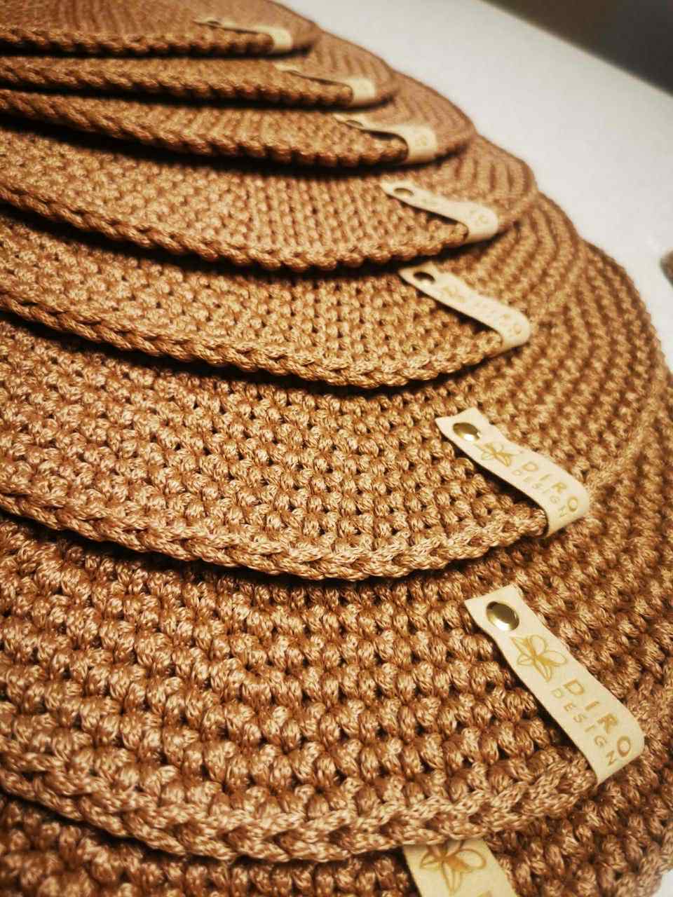 Oppskrift –video forklaring om hekling av rund bordbrikke. - Bilde 4