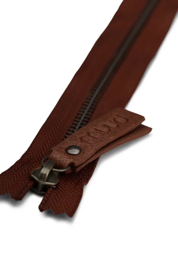 Muud glidelås 44cm Rich Brown
