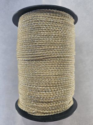 Glitter tråd 3 mm 44-sølv