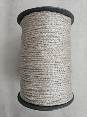 Glitter tråd 3 mm 45- sjampanje sølv