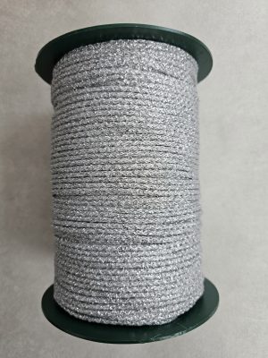 Glitter tråd 3 mm 229 - sølvglitter