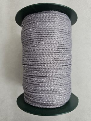 Glitter tråd 3 mm 12 - grå sølv