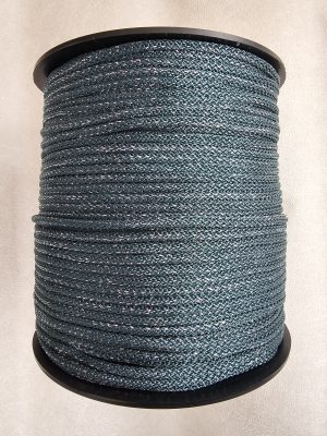 Glitter tråd 5 mm 225 - sølv grønn
