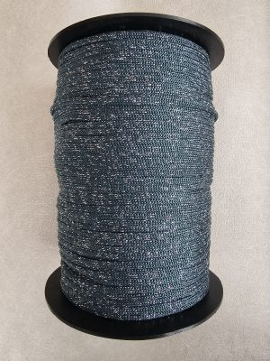 Flat glitter tråd 4mm Nr.225 grønn sølv