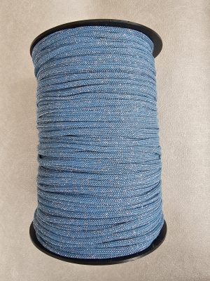 Flat glitter tråd 4mm Nr.207 blå sølv