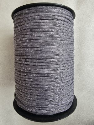 Flat glitter tråd 4mm Nr.70 sølv