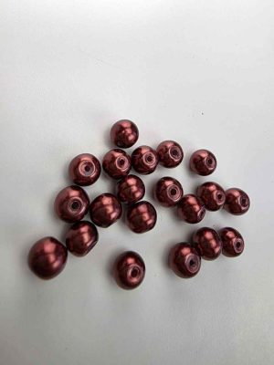 Glassperler rød