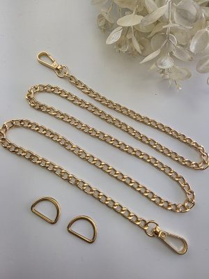 Kjedereim 100cm gull