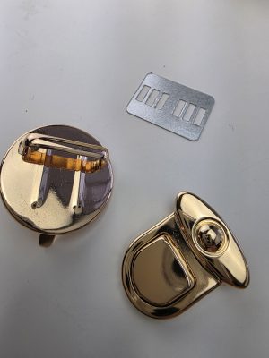 Klikklås Oval (Gull)