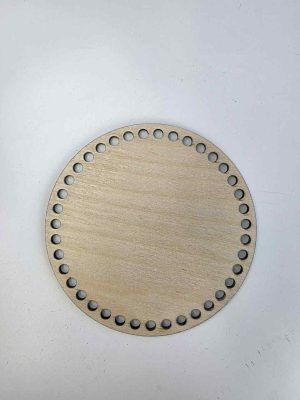 Trebunn av 4mm. Kryssfinerplate 15cm. diameter