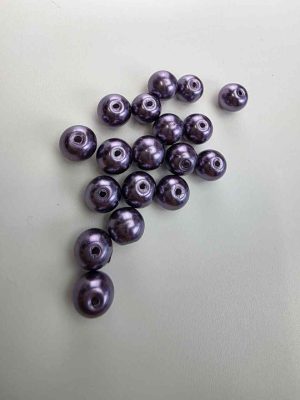 Glassperler lilla