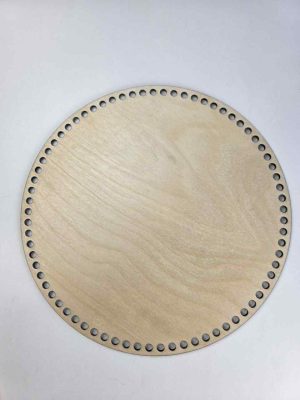 Trebunn av 4mm. Kryssfinerplate 27cm. diameter