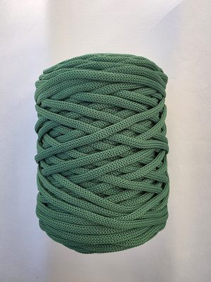 Flat hekletråd 5mm Gucci grønn nr. 65