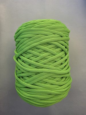 Flat hekletråd 5mmSkarp grønn nr.38