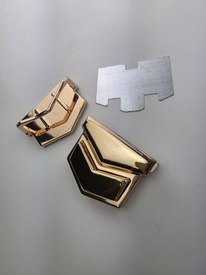 Robust klikklås gull 5cm