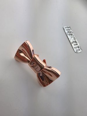 Sløyfe pynt - rosegull