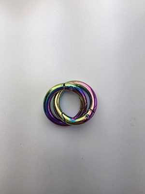 O-ringer sett. Fargerik 2,5cm