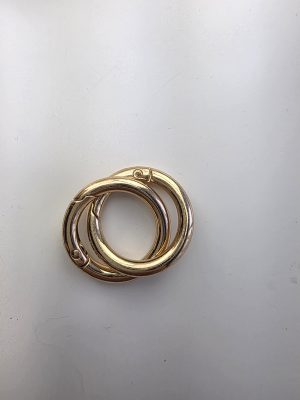 O-ringer sett. Gull 2,5cm