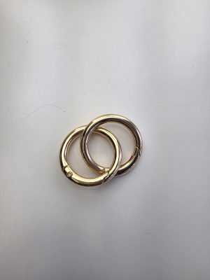 O-ringer sett. Gull3 cm