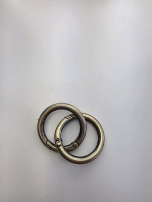 O-ringer sett. Messing 3 cm