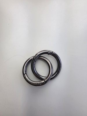 O-ringer sett. Svart 3 cm