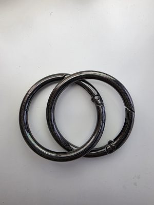 O-ringer sett. Svart 4,5 cm