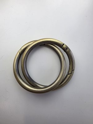 O-ringer sett. Messing 4,5 cm