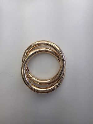 O-ringer sett. Bronse 4cm