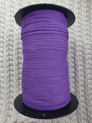 Flat hekletråd 3mm  Nr.19 lilla