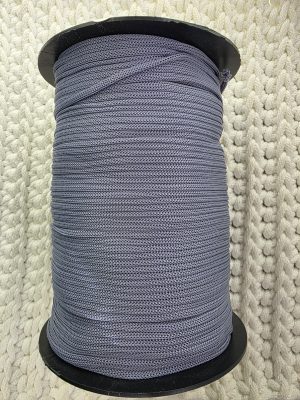Flat hekletråd 3mm Nr. 203 lys grå