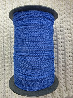 Flat hekletråd 3mm Nr. 206 lys kongeblå