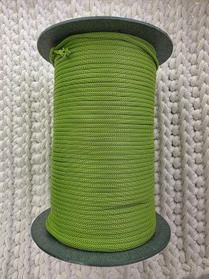 Flat hekletråd 3mm Nr. 211 vårgrønn