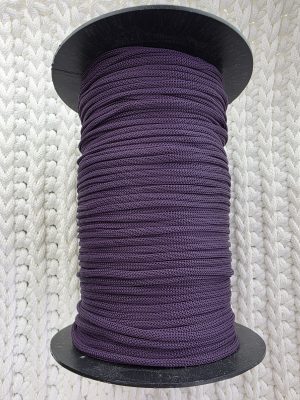 Flat hekletråd 3mm Nr. 234 lilla blank