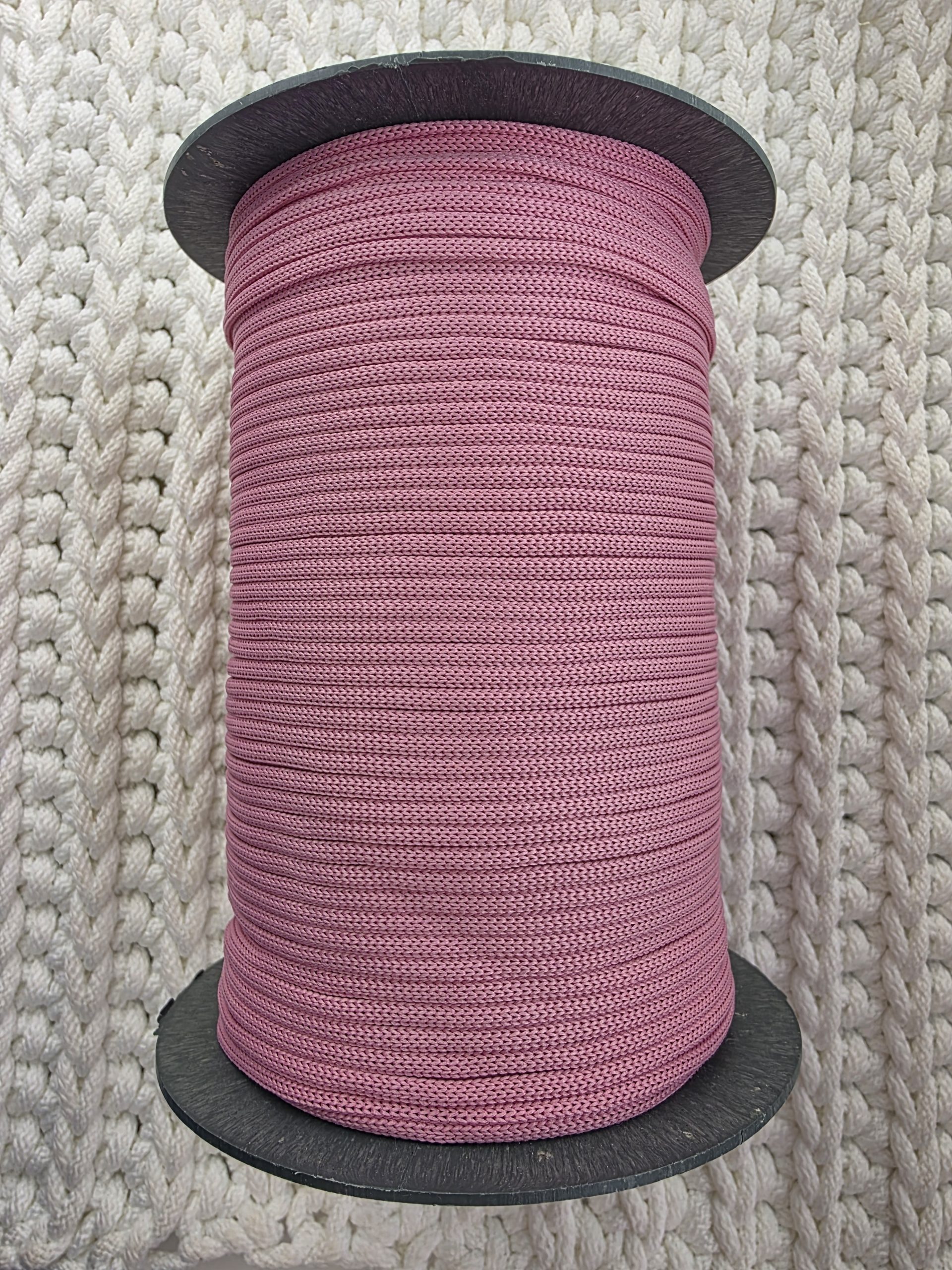 Flat hekletråd 3mm Nr. 25 lys rosa