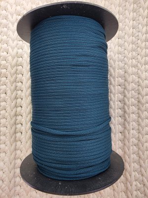 Flat hekletråd 3mm  Nr. 32 petrol