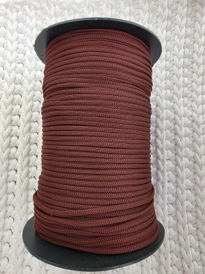 Flat hekletråd 3mm  Nr. 48 murstein