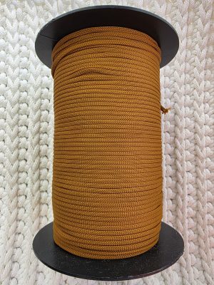 Flat hekletråd 3mm  Nr. 53 oker