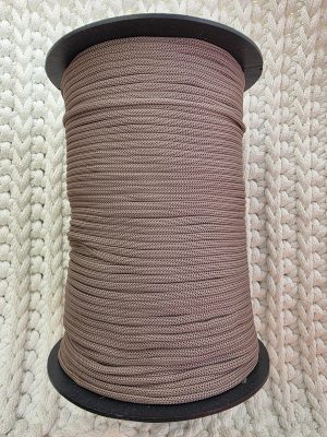 Flat hekletråd 3mm  Nr. 54 varm gråbeige