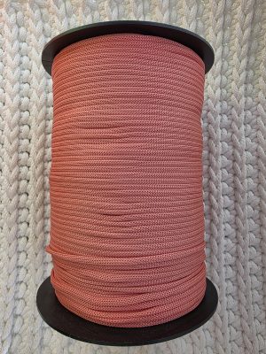 Flat hekletråd 3mm  Nr. 58 coral