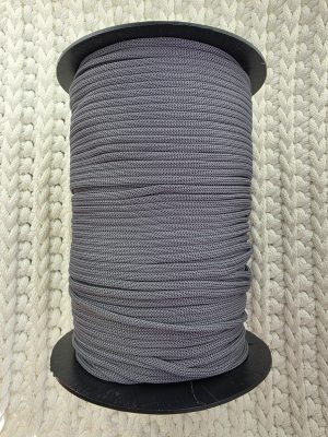 Flat hekletråd 3mm  Nr. 70 lys stålgrå