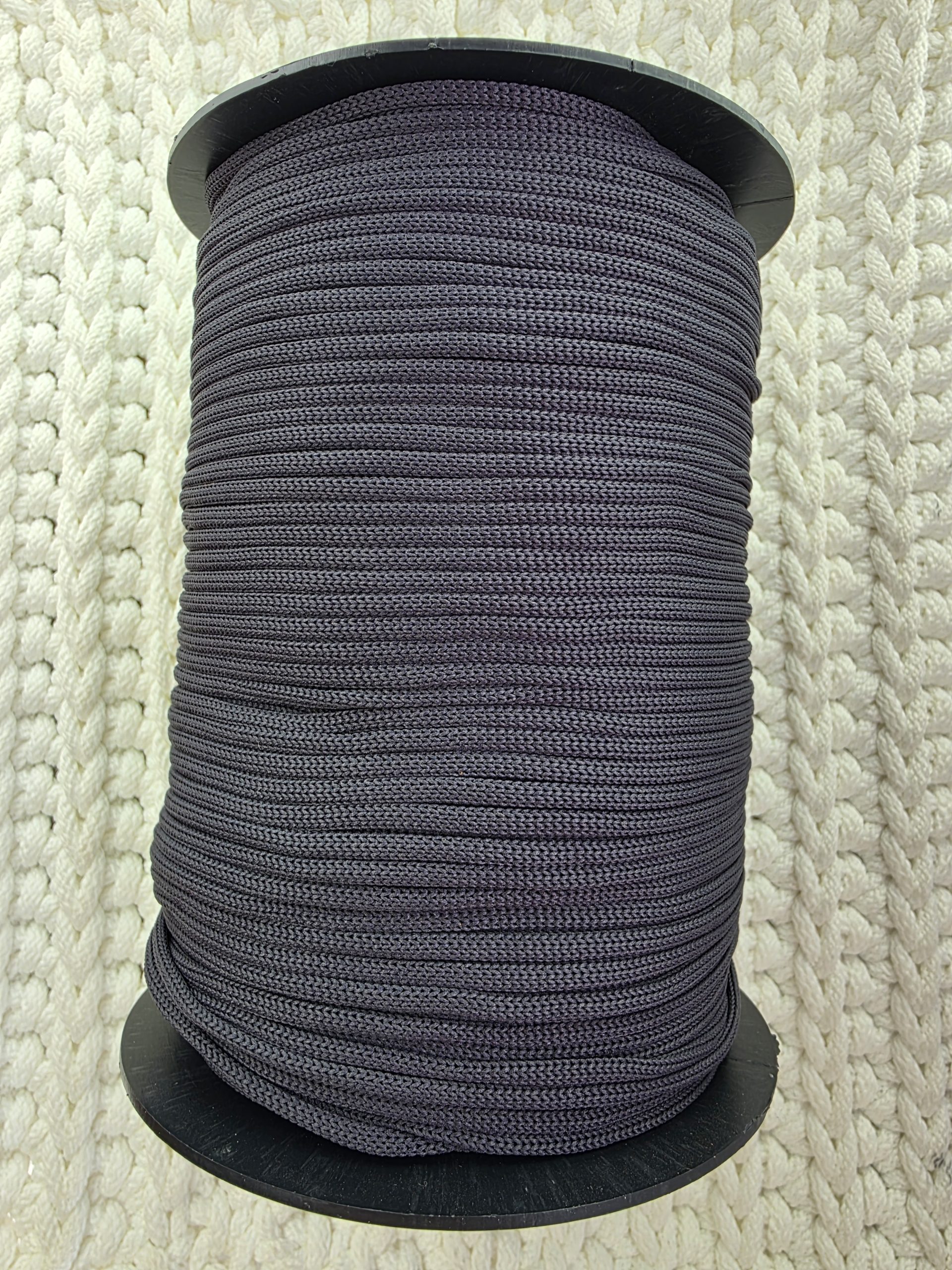 Flat hekletråd 3mm Nr. 71 stålgrå