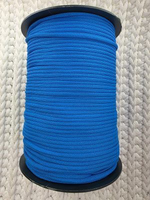 Flat hekletråd 3mm Nr. 74 blå
