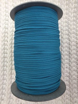 Flat hekletråd 3mm Nr. 76 petrol