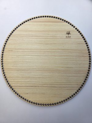Trebunn av 6mm. Kryssfinerplate til kurv 40cm diameter
