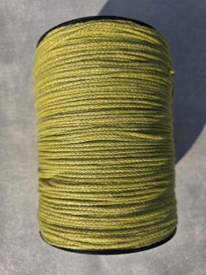 Eksklusiv 100% LIN tråd 2mm Pistasj farge Nr.19