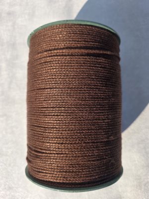 Eksklusiv 100% LIN tråd 2mm Mokka farge Nr.23